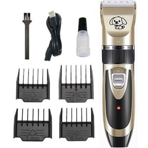 dog & cat 12000pa pet grooming kit & vacuum 2l large capacity w/ 5 clipper tools